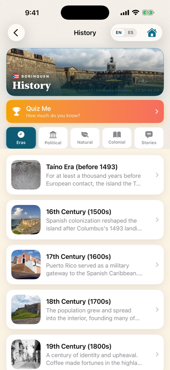 History section